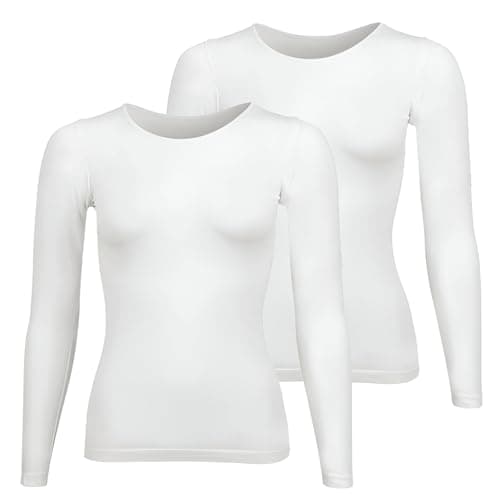 Silvy Womens Long Sleeve Set Of 2 Pieces Celina Top Long Sleeves Round Neck Shirt