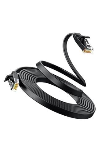 UGREEN Cat 6 U/UTP Lan Flat Cable 3m (Black) Electronic cable
