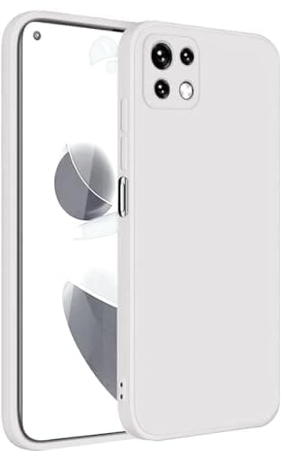 Generic Mi 11 Lite Silicone Case - Padded Inside, Full Camera Protection - White Cellular phone case