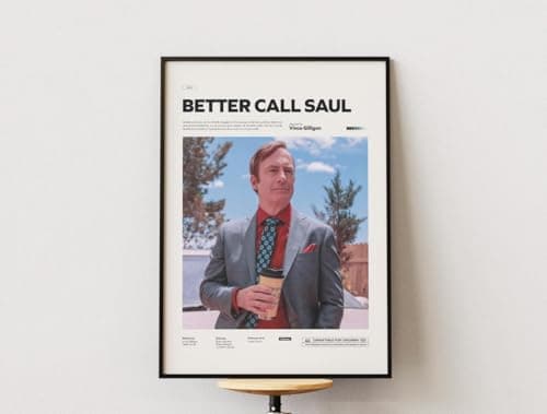 NAIA - Wooden Poster - TV SHOW - Better Call Saul - 30 x 40 cm Wall art