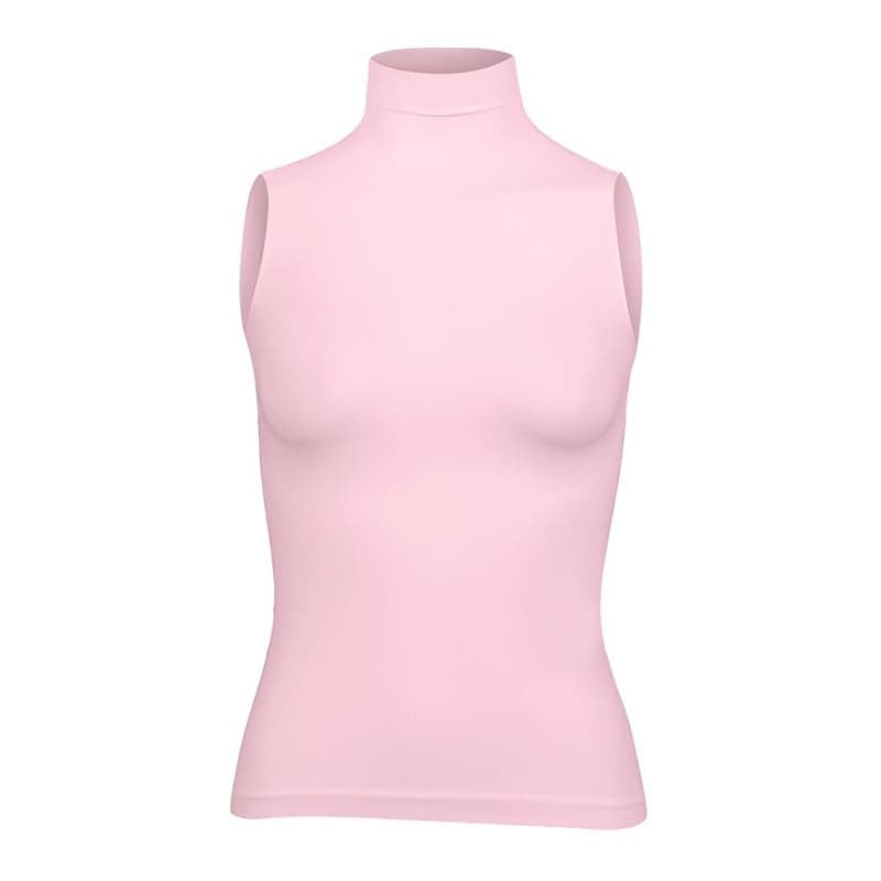 Silvy Womens Lycra Diana Sleeveless High Neck Top Base Layer Top (pack of 1) Shirt