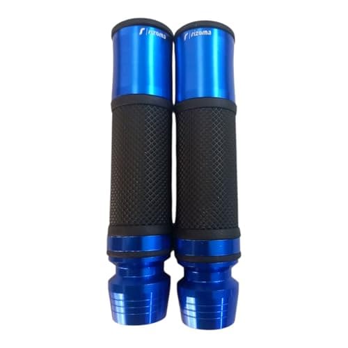 LOKYBOY Motorcycle Grips, Rubber, Sports Design, with Anti-Slip Dots