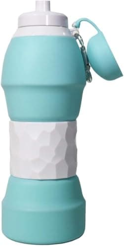 Foldable Silicone Sports Water Bottle Portable Collapsible Gym Travel Flask