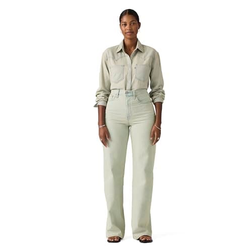 Levi's Womens RIBCAGE WIDE LEG H223 Jeans Pants