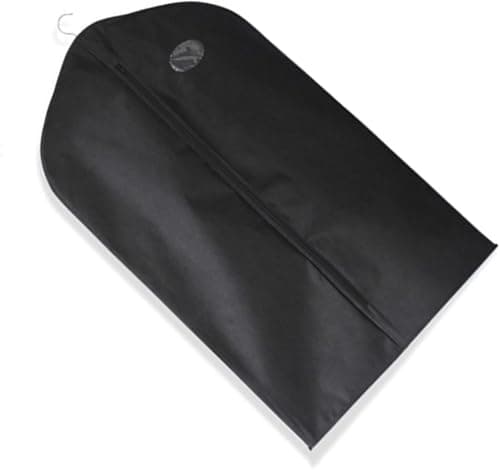 Heavy Duty Suit Cover and Jacket Garment Bag for Closet Organization and Protection Durable Fabric Breathable Dust Cover Size 60 x 100 cm Black Garment protector cover