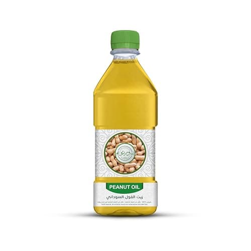 Purity- بيورتي - Peanut Oil Cold Pressed Unrefined, 100% Pure & Natural, Ideal for Hair Growth, Eyelash Care, and Skin Moisturizing, 1L Edible oil vegetable
