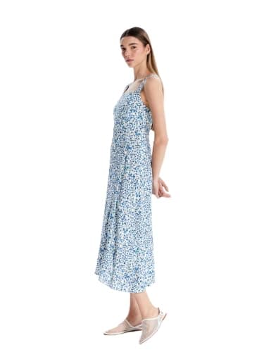 LC WAIKIKI Woman Square Collar Floral Dress