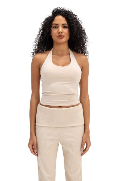 VIRMO Womens Halter Neck Top BT014-LT Modern (pack of 1) Shirt