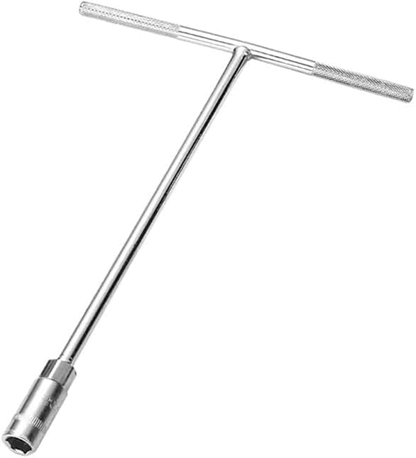 SACAR T-Socket Hex Key Wrench Hand Tool Iron Tool Used for Fastening and Loosening Hex Nuts and Bolts (1 Piece, 6mm)