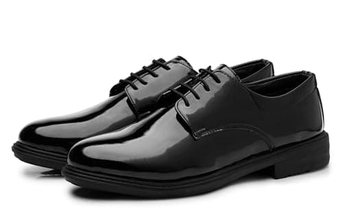 Romba Men's Classic Boots - Shiny Leather - Medical Materials For More Comfort - Suitable For Men Shoes
