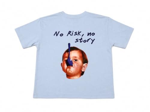 Kids Baby Blue Boxy Yes I Can T-Shirt Ages 5-6 Years | Embroidered Slogan, Boxy Fit, Short Sleeve, Crew Neck, Toddler Boys