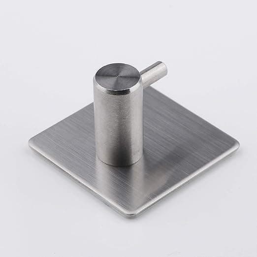 Stainless Steel Self Adhesive Hook Rustproof Moisture Proof | Versatile, Alternative to Nails, Kitchen & Bathroom, Bedroom & Office, Daily Use