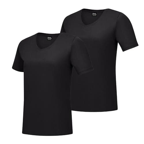 Hanes Women's Short Sleeve V-Neck T-Shirt
