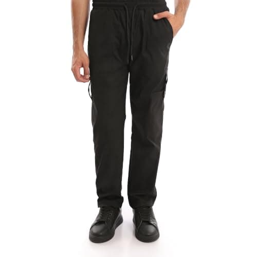 Andora Mens Slip On Solid Casual Cargo Pants (pack of 1)