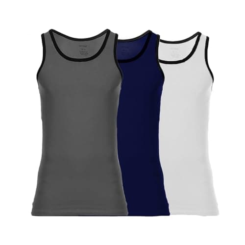 Cottonil Mens Everyday Undershirt Sleeveless Modern (pack of 3) Shirt