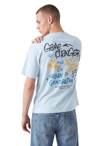 LC WAIKIKI Relax Fit NYC Printed Crew Neck Men's T-Shirt