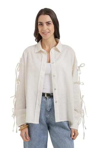 Carina Tie-Sleeve Shirt