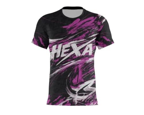 Hexa Sportswear Prime 1 Sports T-Shirt for Men & Women – 100% Polyester Dry Fit Athletic Running T-Shirt
