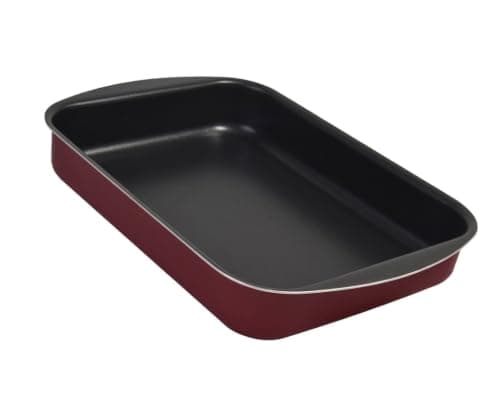 Zahran Armetal Heavy Duty 30cm Roasting Tray Premium Stainless Steel Oven Tray for Roasting Baking and Meal Prep Home