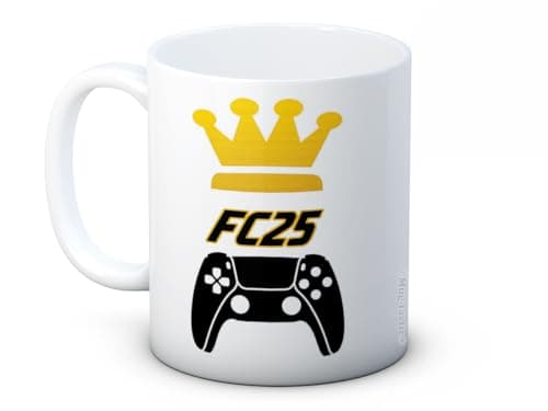 mug-tastic Fifa King Queen 21 FIFA21 - Trophy Prize Award Ceramic Coffee or Tea Mug
