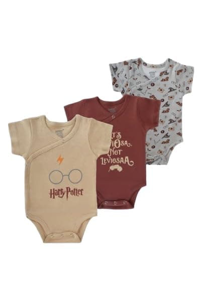 junior Unisex Short Sleeves Printed Kimono - 5305 Baby & Toddler Underwear Set (pack of 3) Leotard