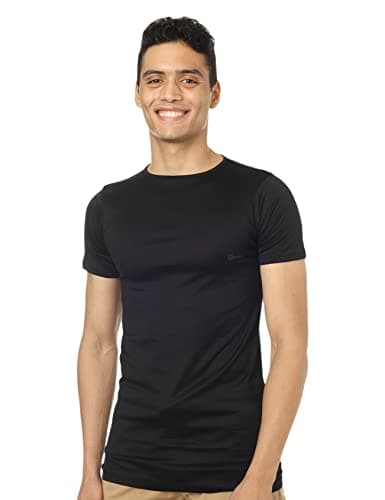 Cottonil Men Mercerise Under Shirt Short Sleeves O Neck