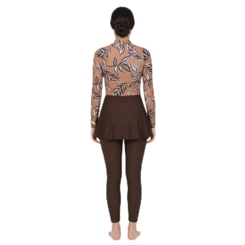 AEROBIRD Womens BURKINI FULL SET Rash Guard Set (pack of 1) Swimwear