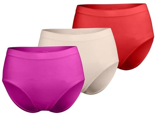 Silvy Womens Set Of 3 Pieces Brief Underwear Set Of 3 Pieces Brief Underwear (pack of 3)
