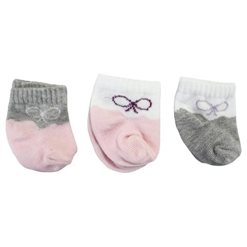 White Flower Girls Set Of 3 Pieces Socks Socks