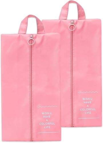 Travel Shoe Storage Bag with Zipper Portable Shoe Organizer and Underwear Pouch for Travel and Daily Use Lightweight Shoe Packing Cube 36x22cm