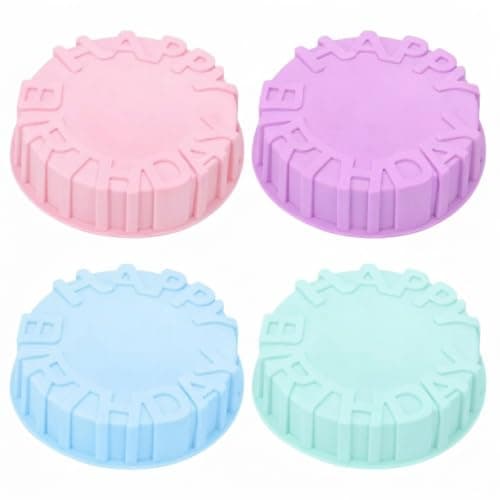 Home Care 131-ZZ Round Silicone Cake Mold Premium Flexible Non-Stick Baking Pan for Professional Cake Results