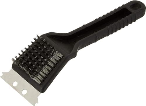 Ergonomic Grill Cleaning Tool with Steel Bristles and Plastic Handle for Gas/Charcoal Grills Cleaning brush