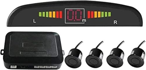 Car Parking Sensor, Sensor Park, Auto Car Rear Reversing System with Sound Warning, Waterproof for All Cars - (Black) - KaberTrade Electronic sensor