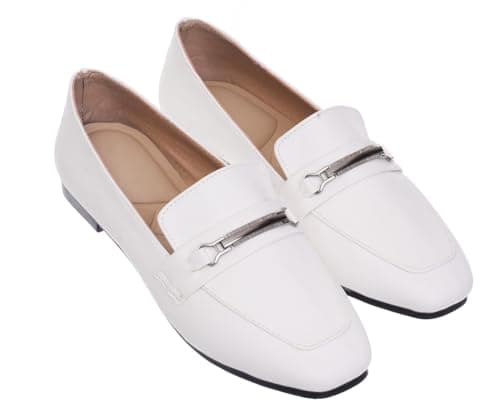 B&W womens B&W-W090-White Sneaker Shoes