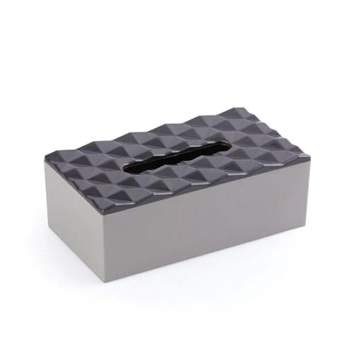 Diamond Tissue Box, Elegant Design, Geometric Pattern Cover, 21x12x8 cm Suitable for Home and Office - Multi Color Facial tissue holder