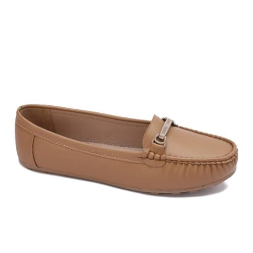 grinta womens N10TRL135-Cafee Loafer Shoes