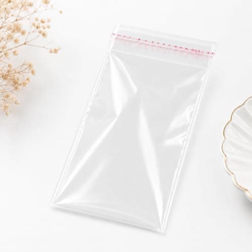 Clear Self-Sealing OPP Bag 6 x 10 cm, Transparent Plastic Packaging for Jewelry, Small Accessories, Beads, Crafts, Gifts and Samples, Resealable Adhesive Pouches (one Piece) Storage bag