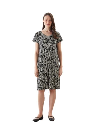 LC WAIKIKI Woman V-Neck Patterned Dress