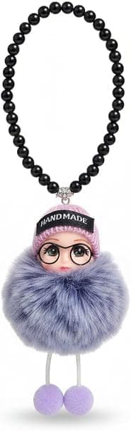A beautiful and elegant chain - streamlined and elegant shape - in a modern shape - for the car - pendant color white * purple-AGA Auto part