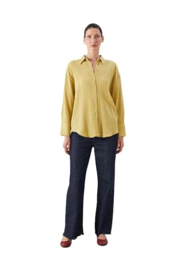 LC WAIKIKI Woman Textured Oversize Women's Shirt