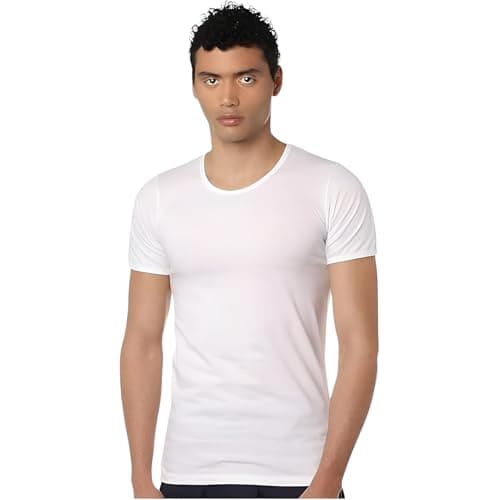 Cool Mens Half Sleeves Round Neck Undershirt Base Layer Top (pack of 1) Shirt