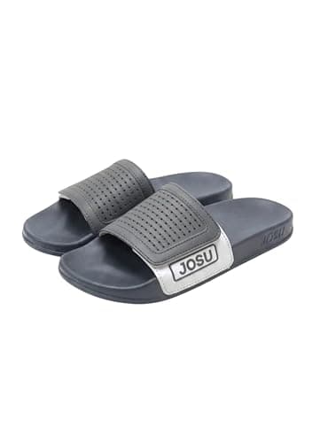 Romba Men's Slip On House Slippers – Comfortable Ventilated Design, Non-Slip Sole, Perfect for Home and Street Sandal