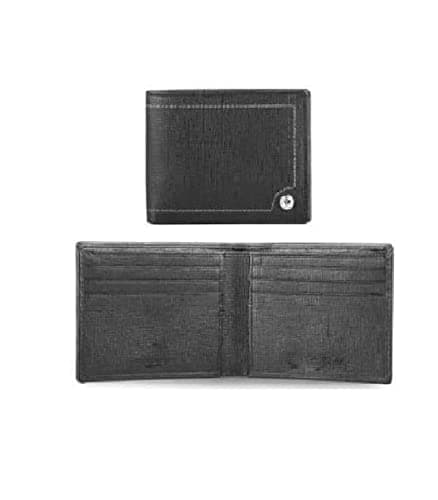 Cross Mens RICHMOND Compact Wallet, Black, Small