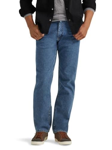 Wrangler Authentics Men's Jeans, Light Stonewash, 36W x 32L Pants