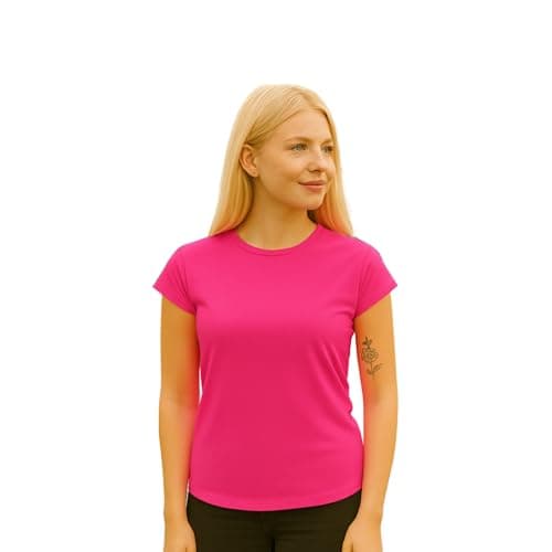 Women’s Classic Fit T-Shirt – Soft Cotton Spandex Blend | Short Sleeve Casual Tee | Everyday Comfort Top