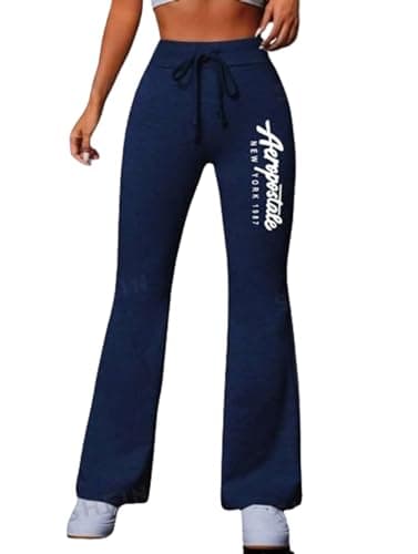 MEZA Women's Milton Wide Leg Pants with Drawstring Waist, No Pockets