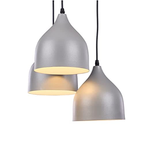 Generic Modern Design Ceiling Lamp, Silver, 25 * 25 * 100 H, For Bedroom, Living Room, Kitchen