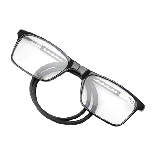 Magnetic Reading Glasses for Men and Women, Soft Strap - Replaceable Lenses, Adjustable Arms Corrective eyeglasses