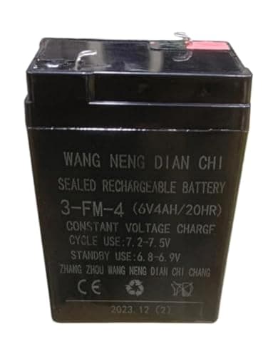 6V 4Ah Rechargeable Lead Acid Battery