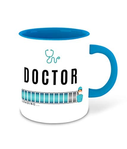 Whats Your Kick Future Doctor Inspired Printed Designer Light Blue Inner Color Ceramic Coffee Mug (Future Doctor, Gift for Future Doctor, Birthday Gift, Best Gift) Multi- 7 Drinking cup